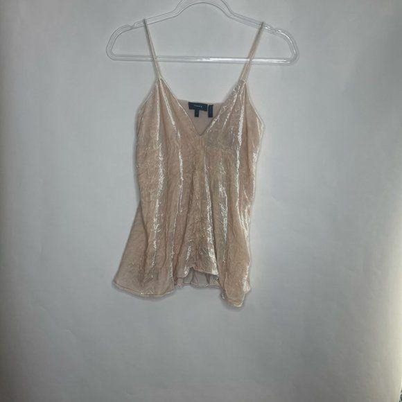 Theory Draped Crinked Velvet Tank Top - Picture 7 of 8